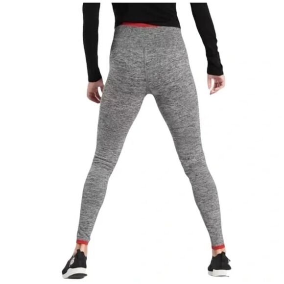 ATHLETA Seamless Andes Tight Heathered Gray Leggings - Picture 2 of 10